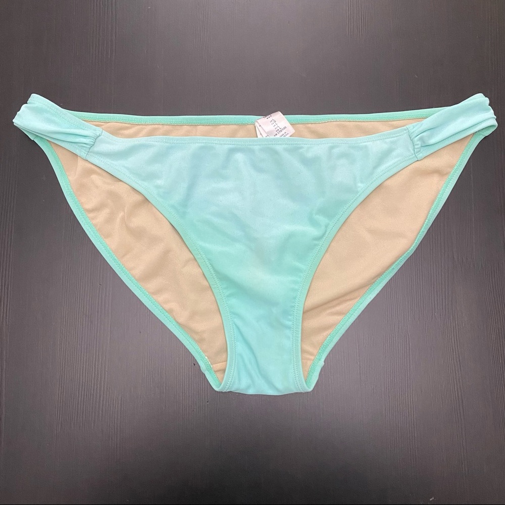 Light Blue Large Gap Bikini Bottom